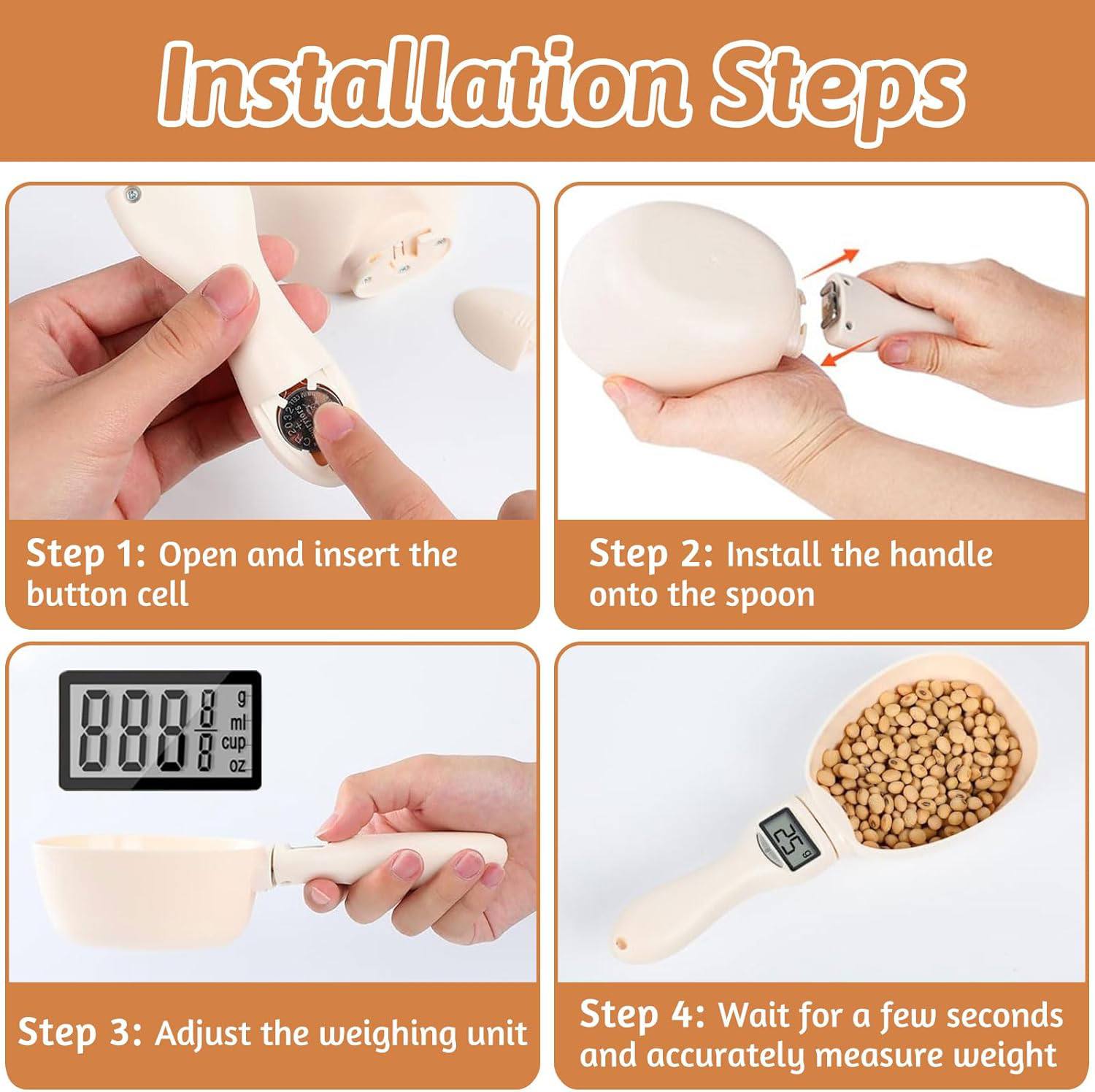 ميزان ملعقة رقمي